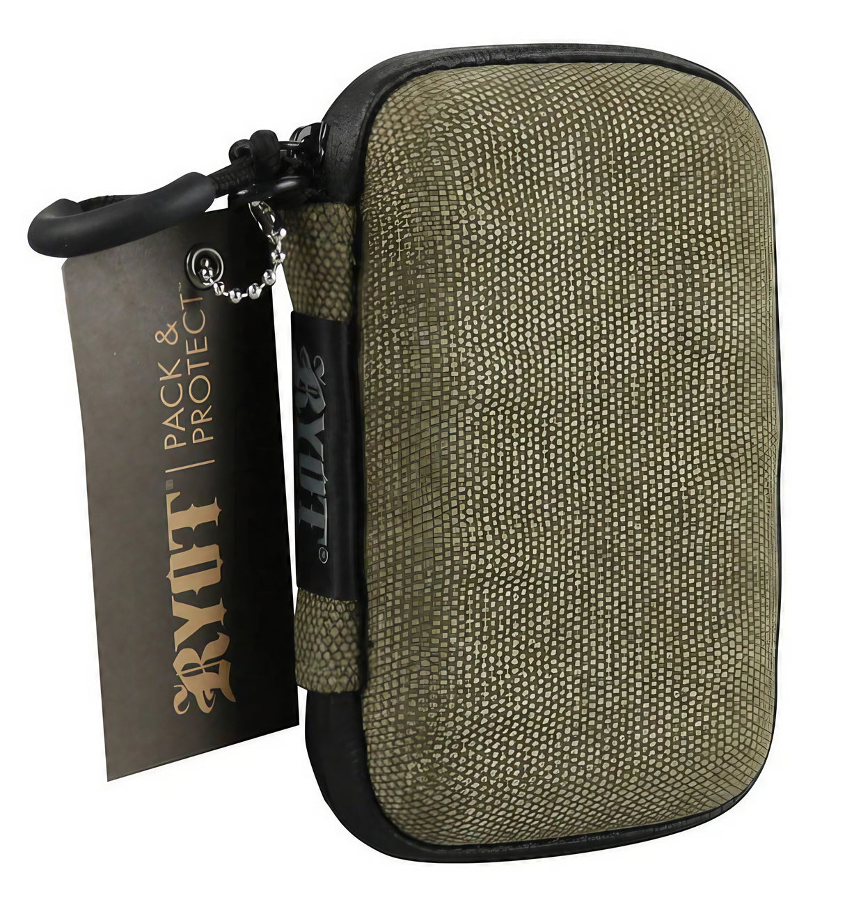 RYOT SmellSafe Hardshell Krypto-Kit in Assorted Colors, Front View with Tag