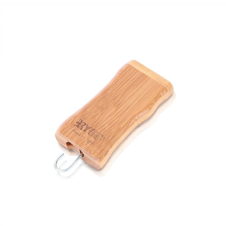 RYOT Wooden Magnetic Taster Box, Bamboo Variant, for Dry Herbs, Top View