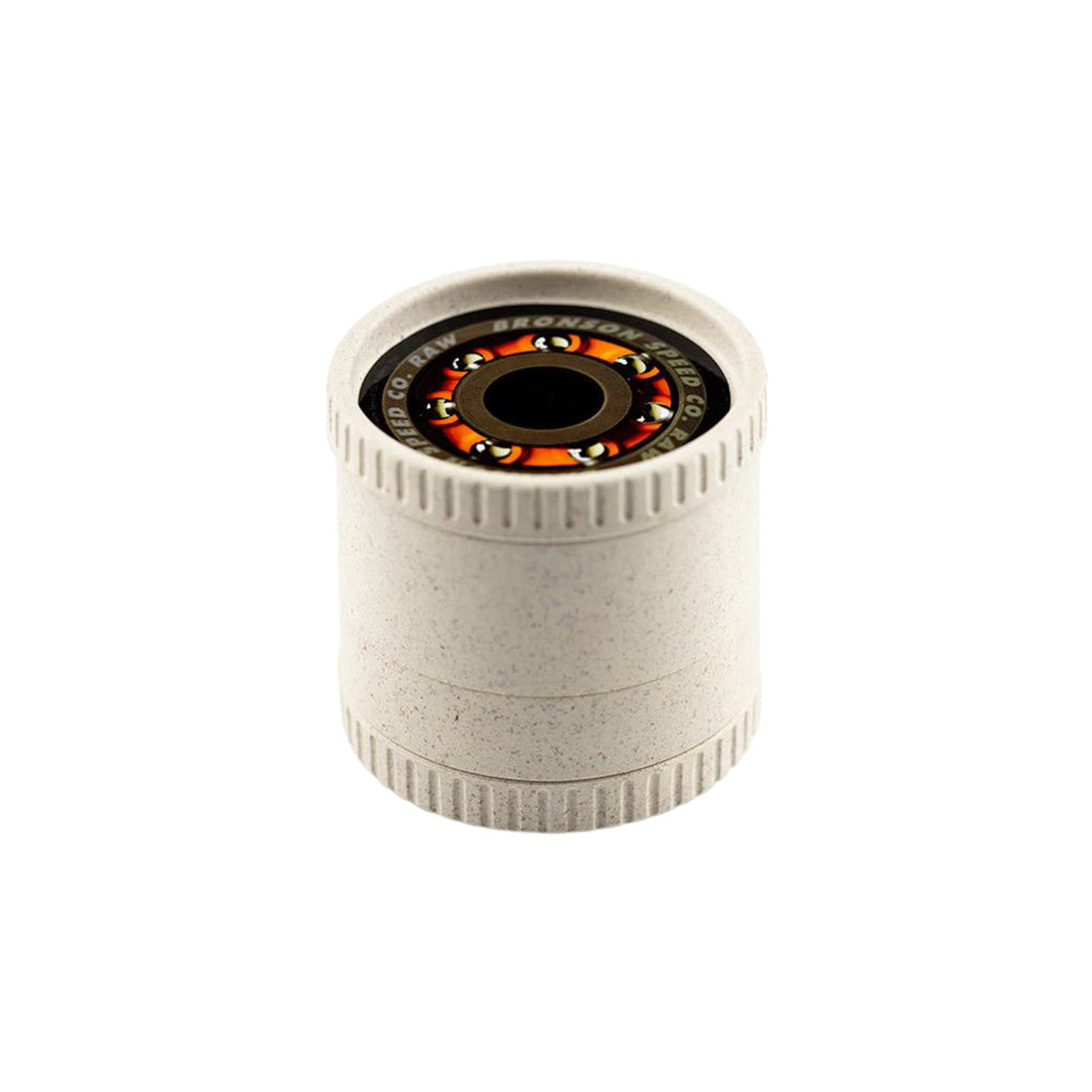 Santa Cruz Shredder Hemp 4 Piece Grinder in Bronson color, compact design, front view on white background