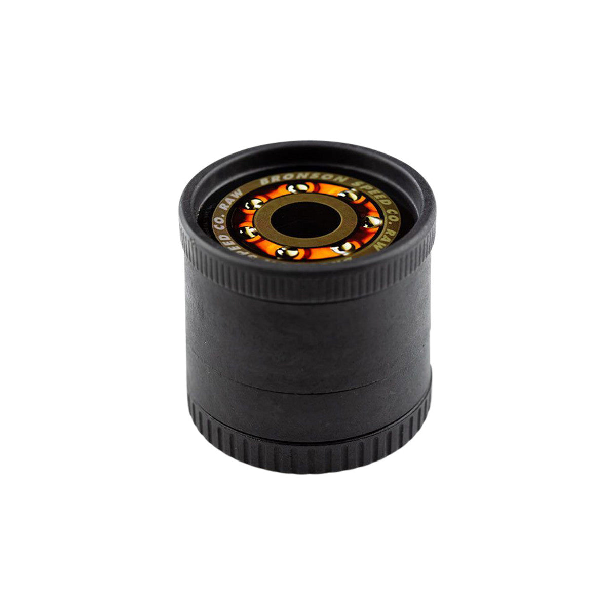 Santa Cruz Shredder Hemp 4 Piece Grinder in Bronson color, compact and biodegradable design, top view