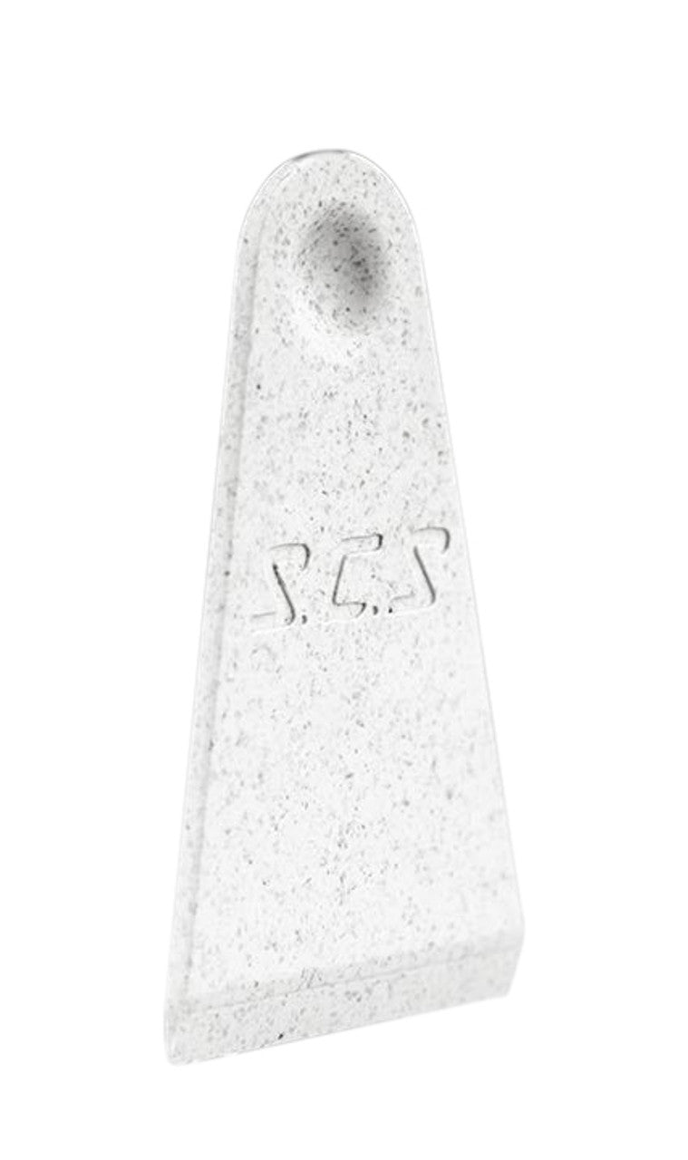 Santa Cruz Shredder Small Hemp Tray Sifter Kit in White, Front View, Eco-Friendly Design