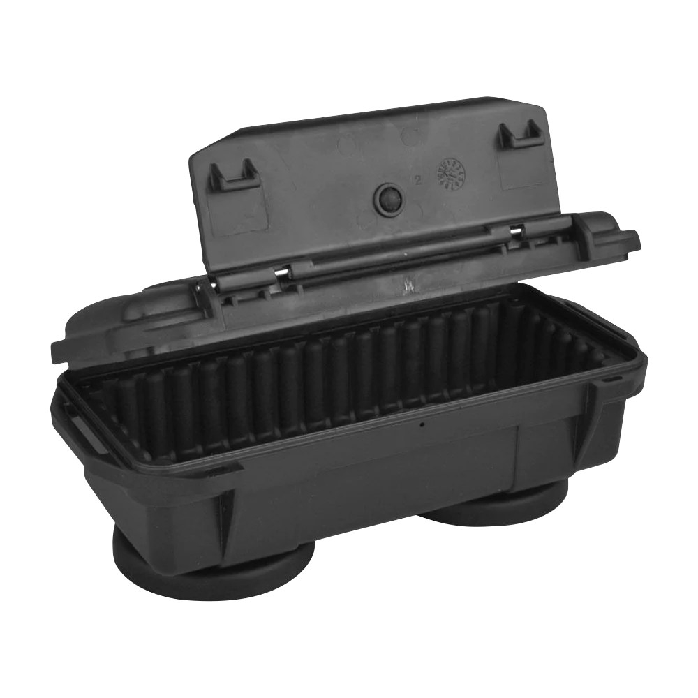 Extra Large Black Secret Safe with Vacuum Seal and Rubber Padding, Portable and Compact Design