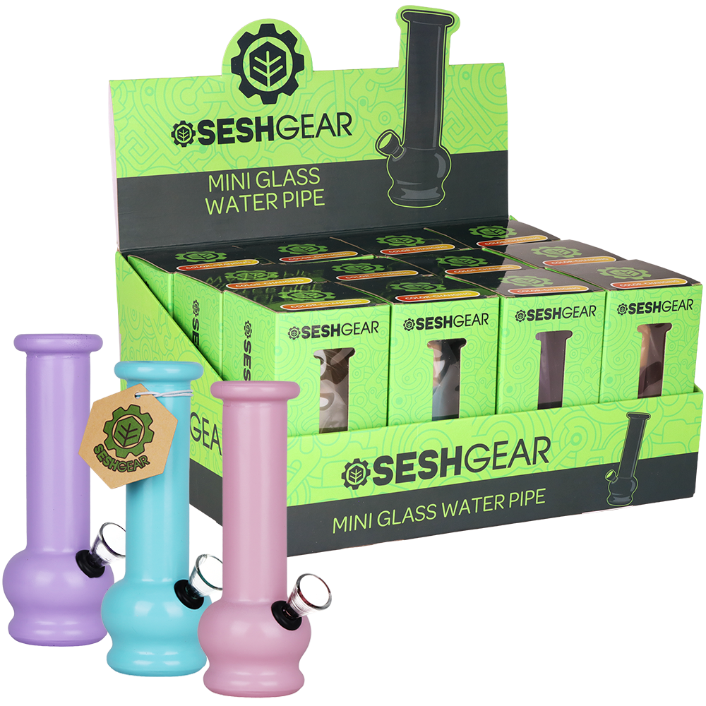 SeshGear Boxed Water Pipe | 5.75" | 12ct Display