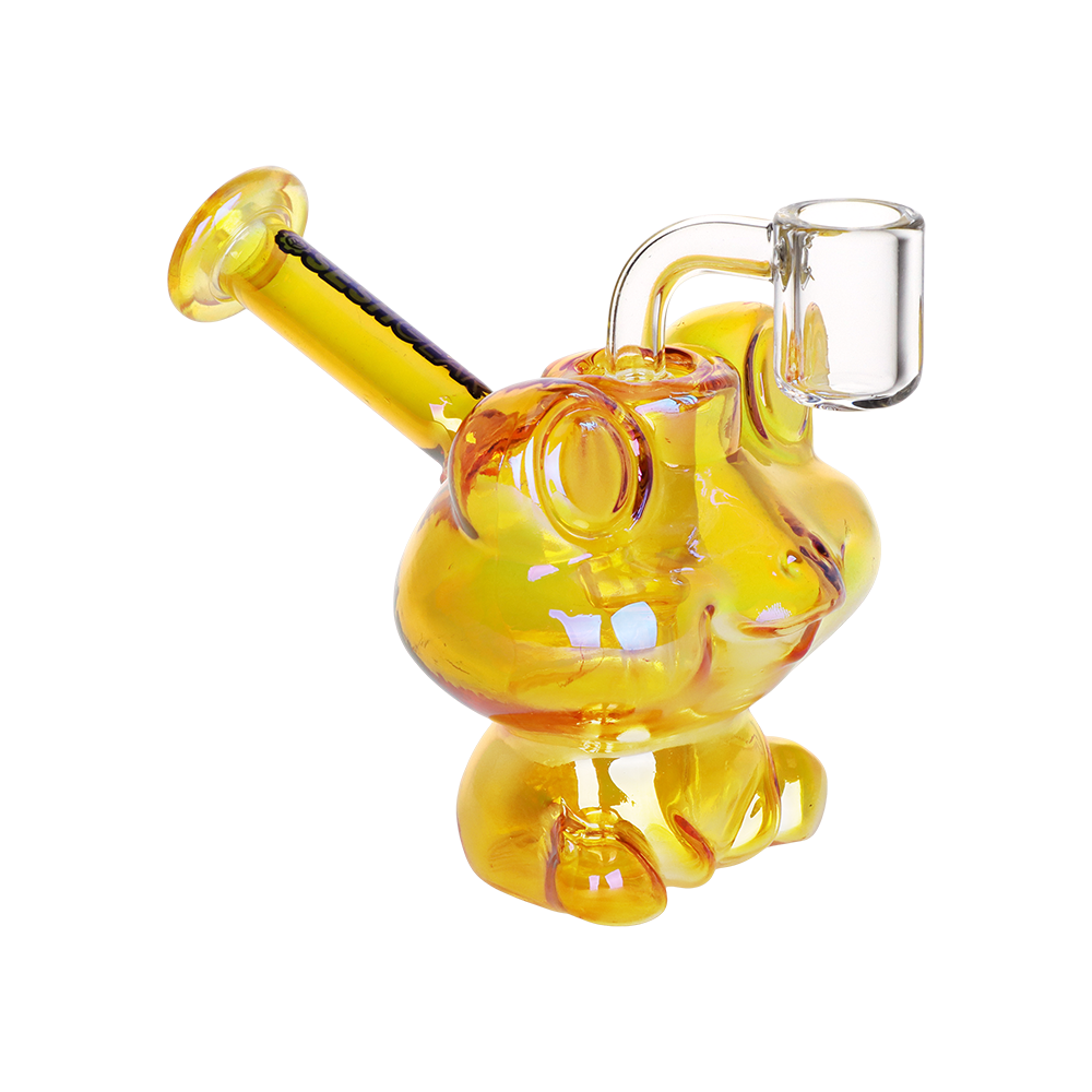 SeshGear Electro Frog Glass Dab Rig | 4.5" | 14mm F | Colors Vary
