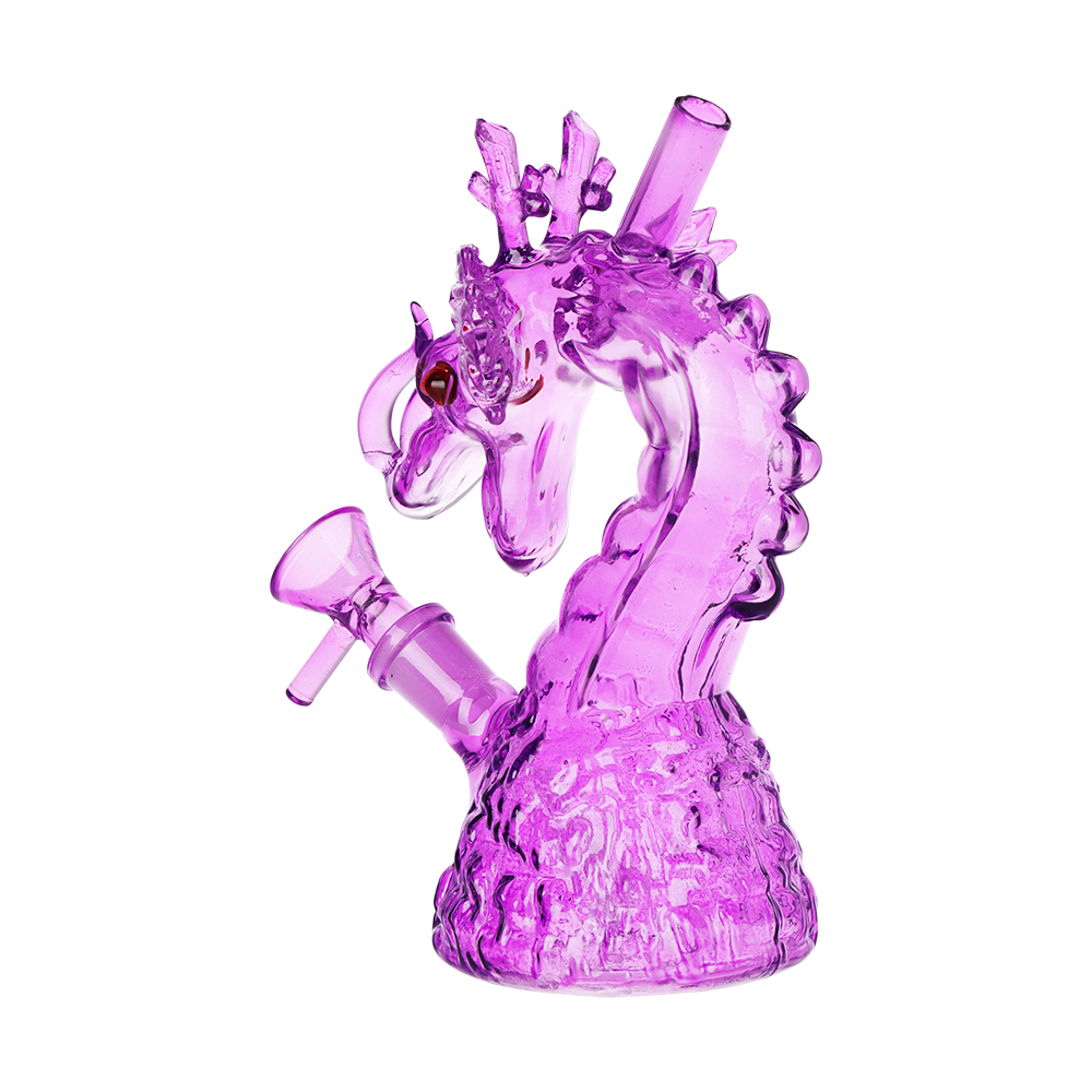 SeshGear Rising Dragon Glass Water Pipe | 6.75" | 14mm F