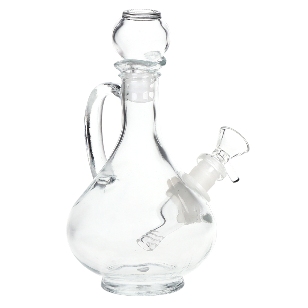 SeshGear Rounded Vintage Glass Water Pipe | 7.75" | 14mm F