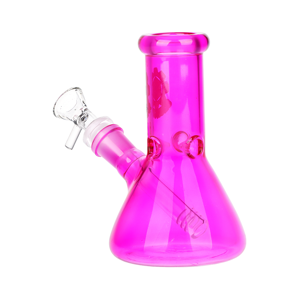 SeshGear Shorty Beaker Color Glass Water Pipe | 5.75" | 14mm F