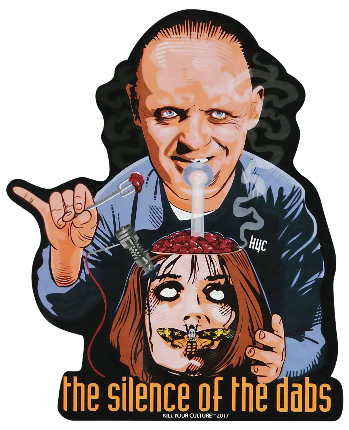 Quiet Dabbing Art Decal