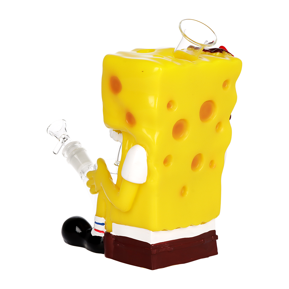 Silly Sponge Glass & Vinyl Water Pipe | 10" | 14mm F