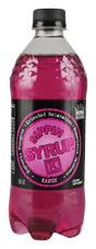Sippin Syrup Relaxation Drink in Kandy flavor, 20 oz bottle with pink liquid, front view on white background