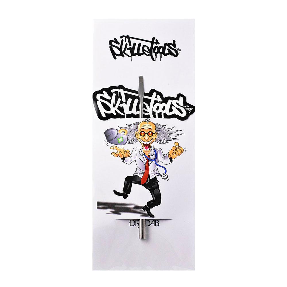 Skilletools Classic Metal Dab Tool with Dr. Dab Design - 6" Stainless Steel for Dab Rigs
