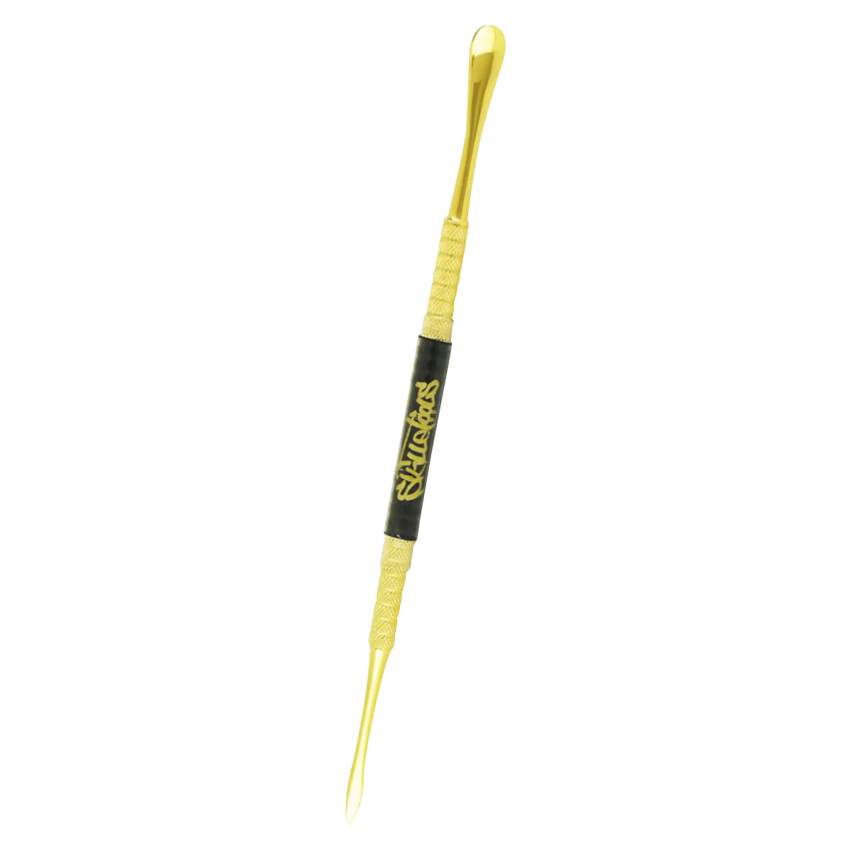 Skilletools Gold Series Dab Tool, 6" Metal, Compact Design for Dab Rigs, Angled View
