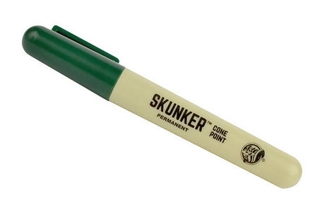 Skunk Discreet Pre-roll Case in Green, Portable and Closable, 20 Pack - Side View