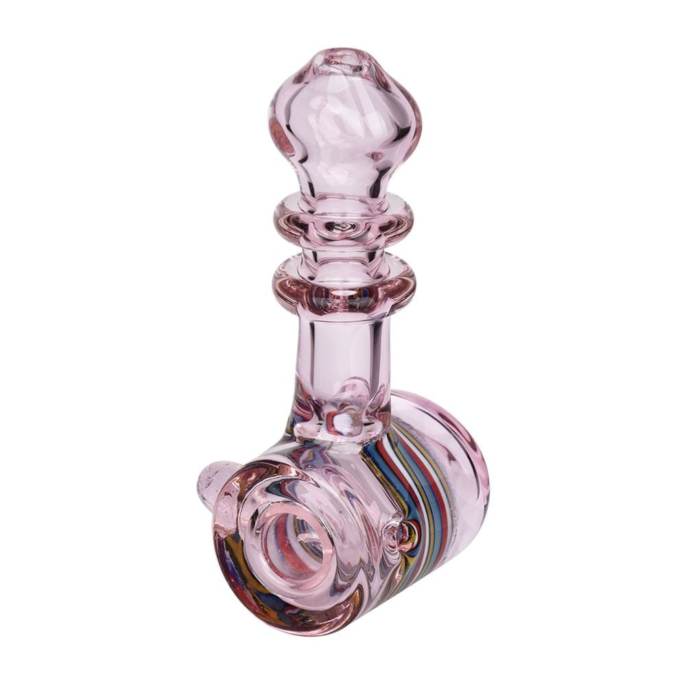 Slime Marble Striped Hammer Glass Hand Pipe | 4.5"