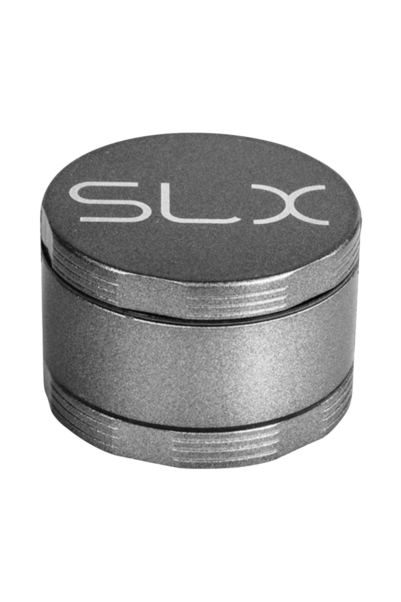 SLX Ceramic Coated 2.2" Pocket Grinder in Charcoal, Portable 4-Part Design for Dry Herbs