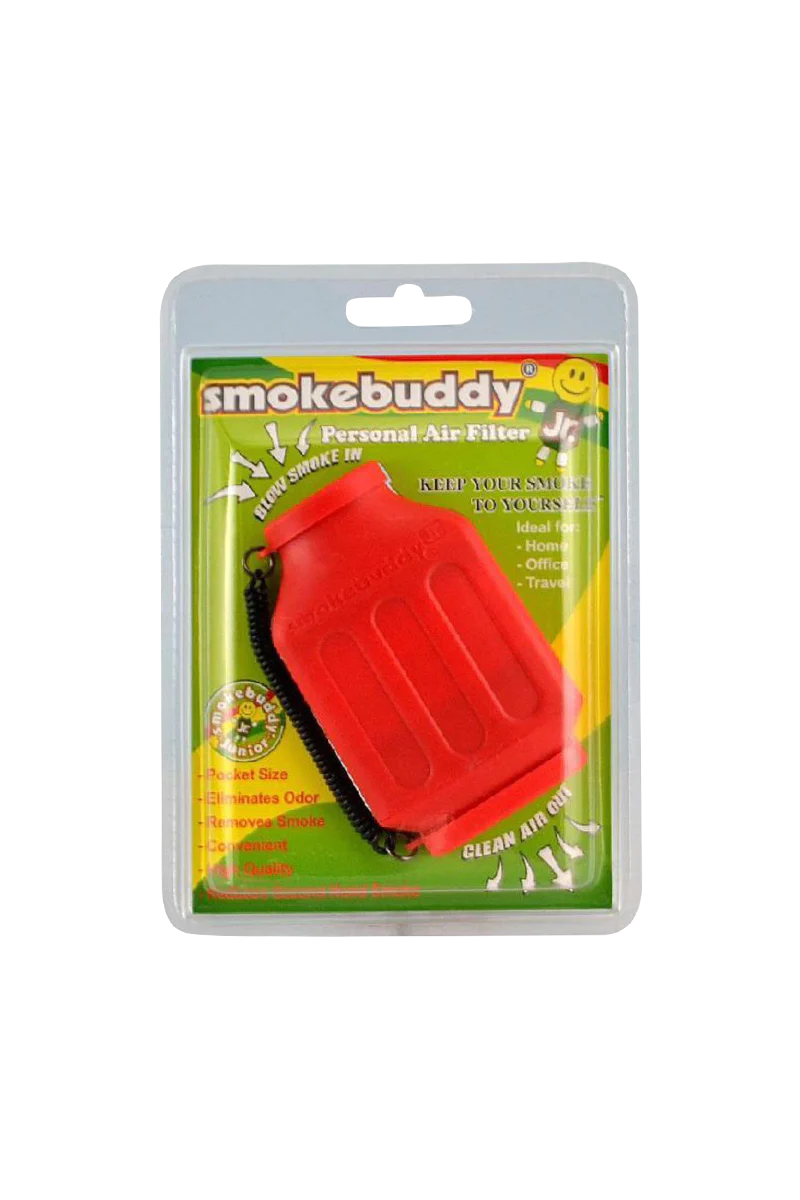 Smokebuddy Junior in Red - Personal Air Filter - Compact and Odor Eliminating