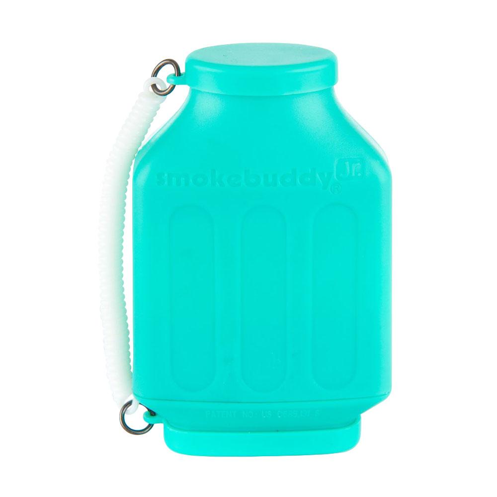 Smokebuddy Junior in Teal - Personal Air Filter with Keychain - Front View