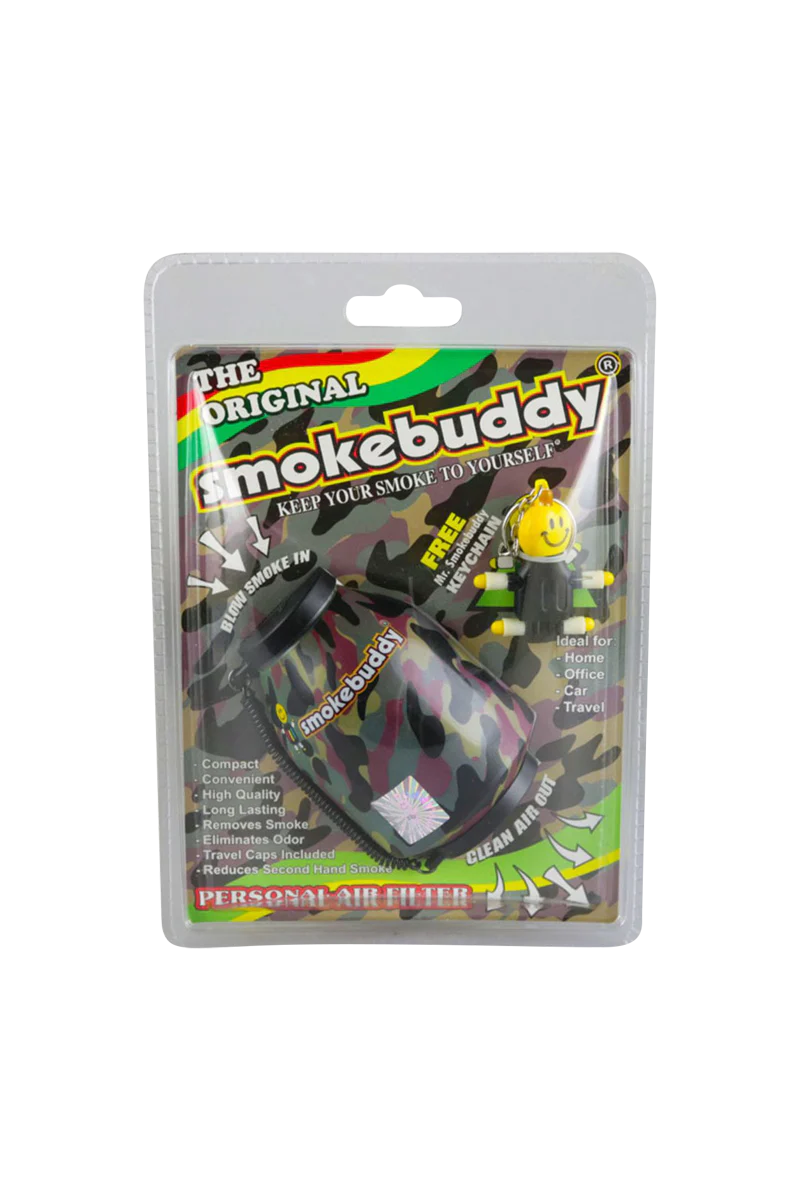 Smokebuddy Original Personal Air Filter in Camo Design - Compact & Odor Eliminating