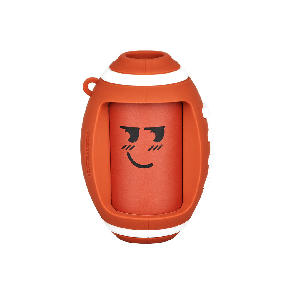 SmokeFiends Blitz Football-Shaped Air Filter, Eco-Friendly, Front View on White Background