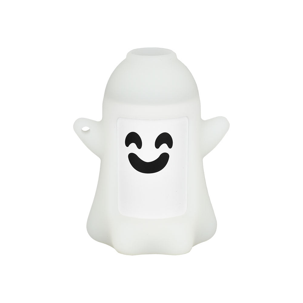 SmokeFiends Trixx The Ghost Air Filter, Eco-Friendly, White, Glow in the Dark, Front View