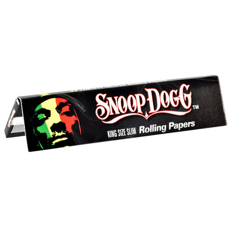 Snoop Dogg King Size Slim Rolling Papers pack on a white background