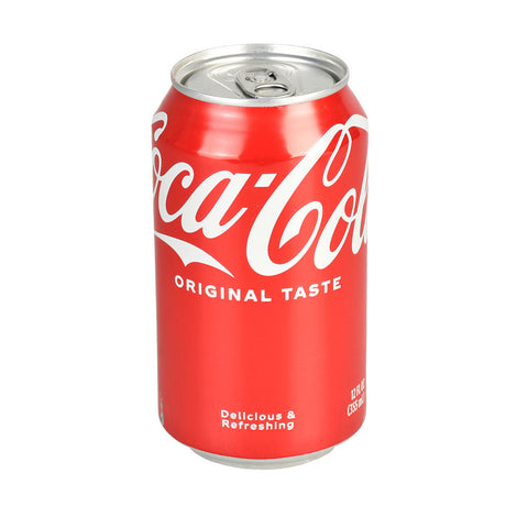12oz Coca-Cola Soda Can Diversion Stash Safe, Front View on Seamless White Background