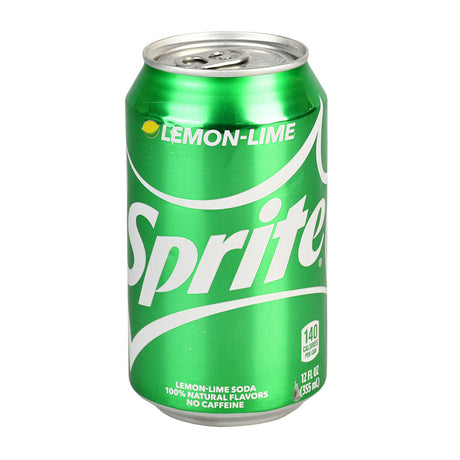 12oz Sprite Soda Can Diversion Stash Safe - Front View on White Background