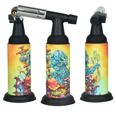 Special Blue Sean Dietrich Monster Pro Torch Lighters, 8" tall, with vibrant multicolor artwork