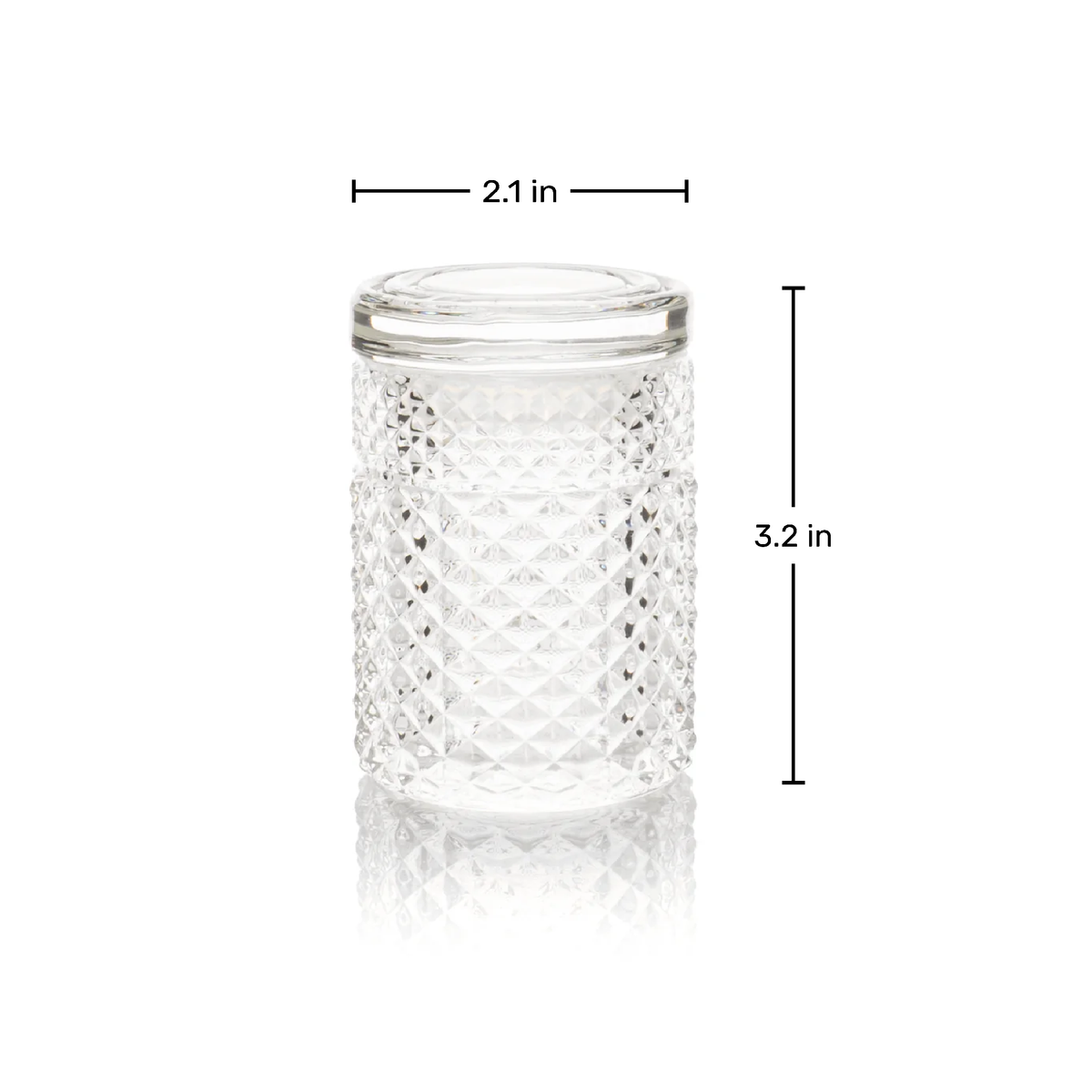 Jane West Twenties Collection Borosilicate Glass Jar