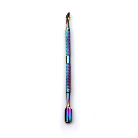 Rainbow Stainless Steel Dual Dabber Tool for Concentrates, Front View