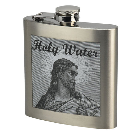 Compact 6oz Stainless Steel Hip Flask
