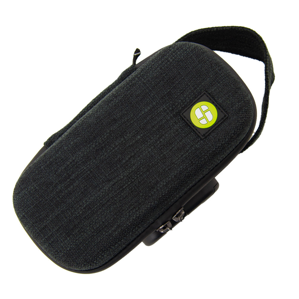 Stashlogix Silverton Lockable Stash Case in Black, Portable and Smell-Proof