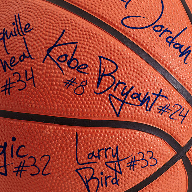 StonerDays Basketball Dab Mat close-up, 8" diameter with signature prints, ideal for bong stability