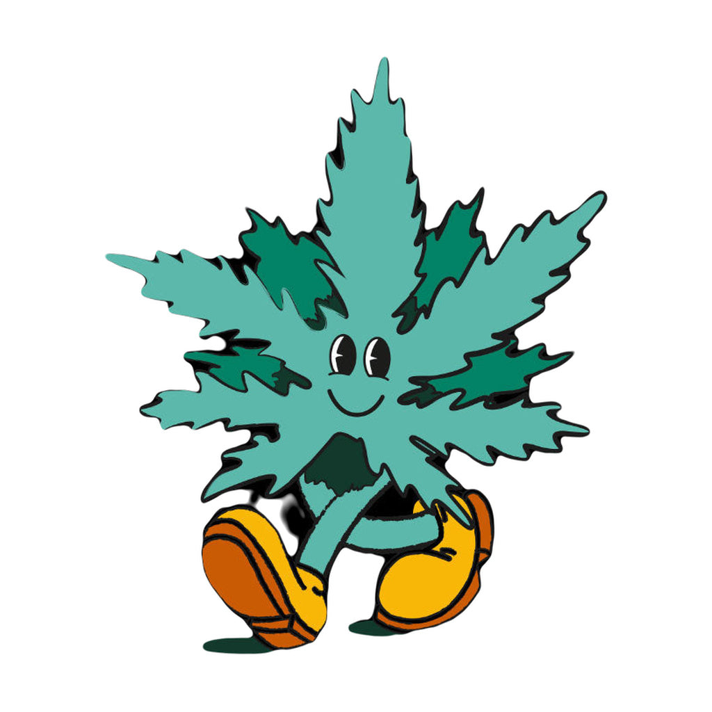 StonerDays Happy 420 Crop Top Hoodie in green with cannabis leaf design, women's casual wear