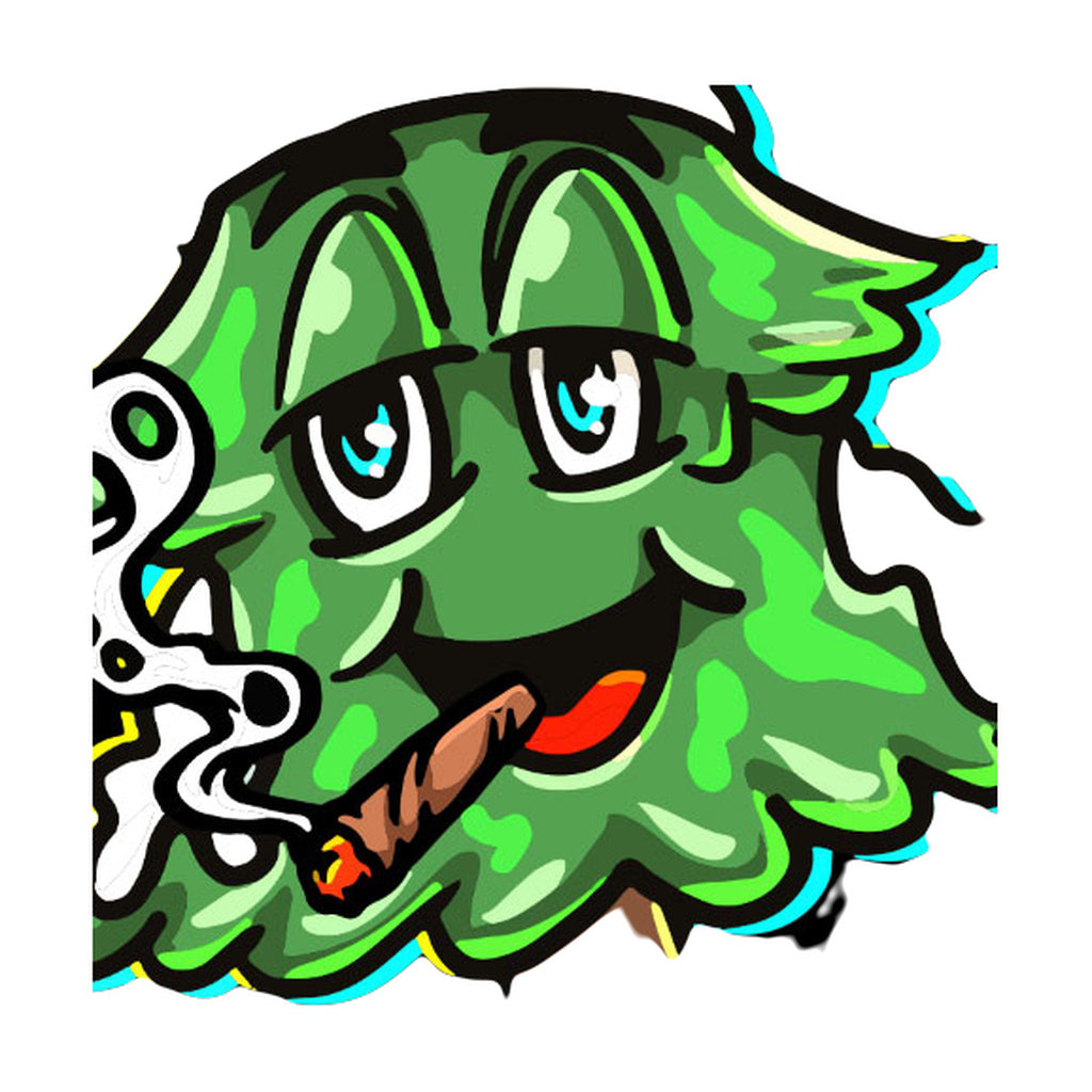 StonerDays colorful tie-dye t-shirt with 'I'm Here For The Trees' slogan, front view