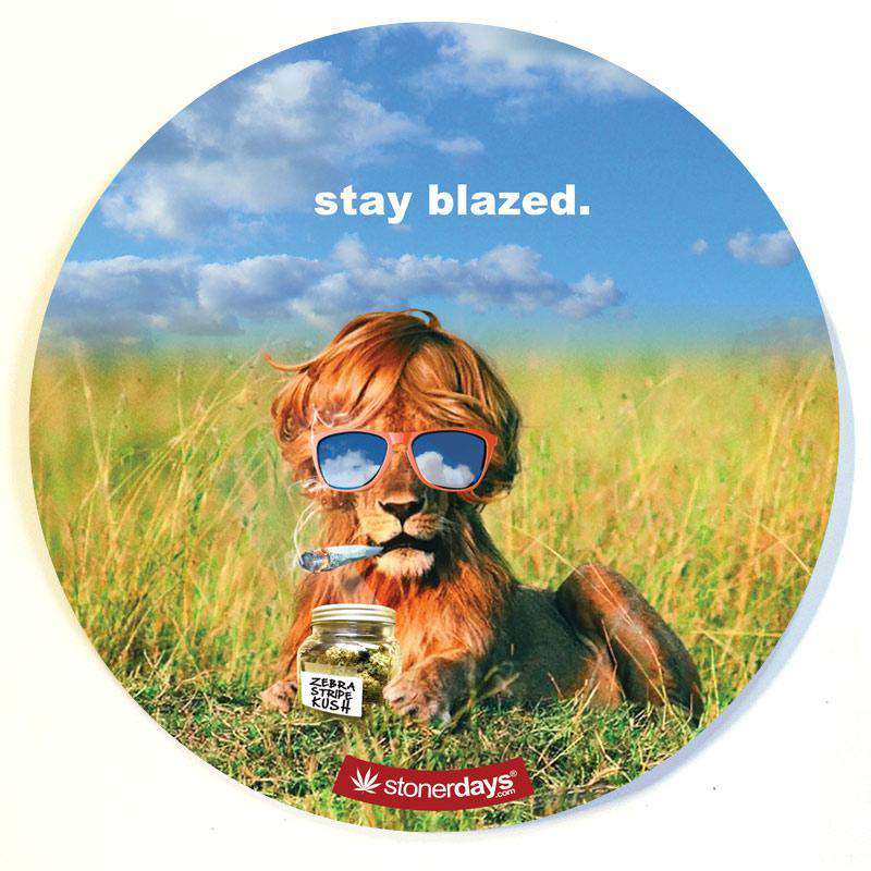 LION CHILLIN STAY BLAZED DAB PAD