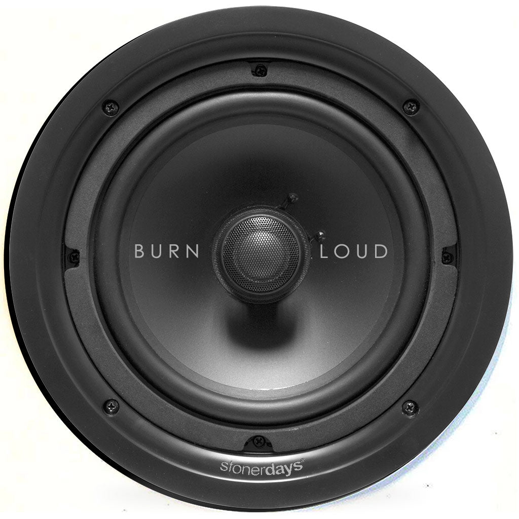 StonerDays Loud Speaker Dab Mat, 8" round polyester with rubber base for bongs and concentrates