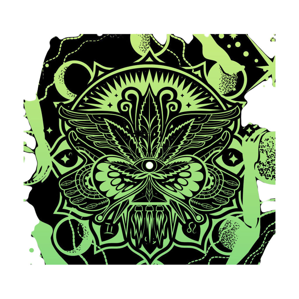 StonerDays Mandala 222 Women's Racerback design close-up with intricate patterns