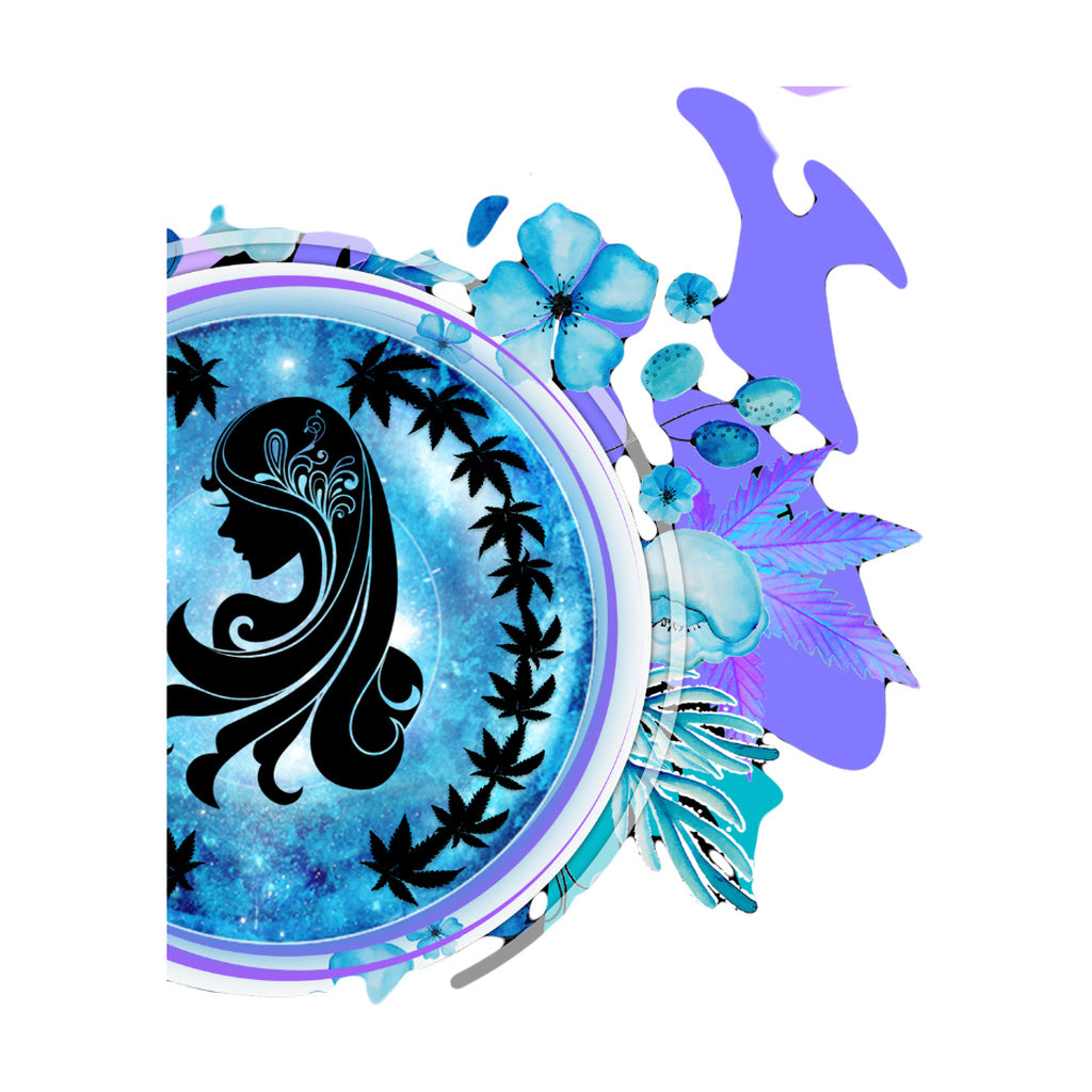 StonerDays Pretty Baked Highness Hoodie with vibrant cannabis and cosmic design