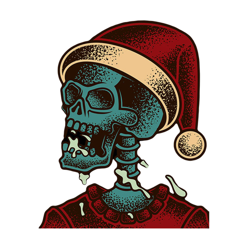 StonerDays Stay Lit Crop Top Hoodie design featuring a festive skeleton graphic