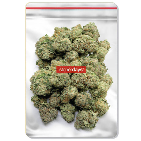 StonerDays Sunshine In A Bag Dab Mat featuring a pile of herbs design, 1/4" thick polyester