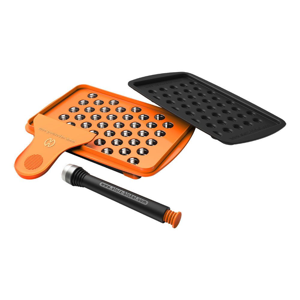 Storz & Bickel Dosing Capsule Filling Set with Spatula and Plunger on White Background