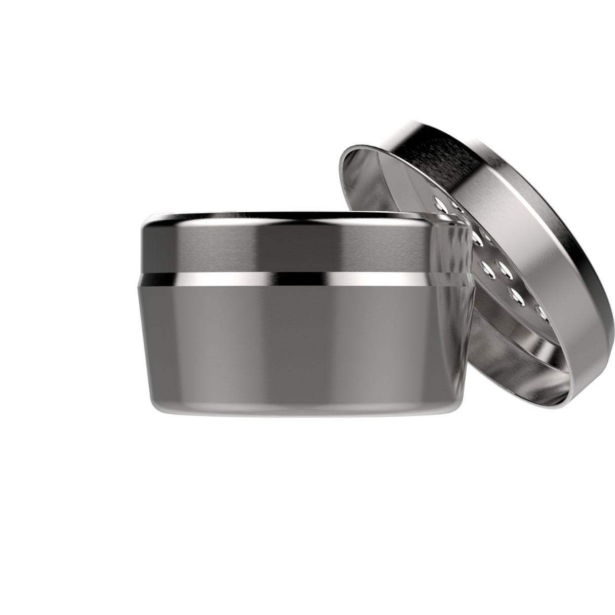 Storz & Bickel 40pc Dosing Capsules Set for Vaporizers, Compact Metal Design, Isolated on White