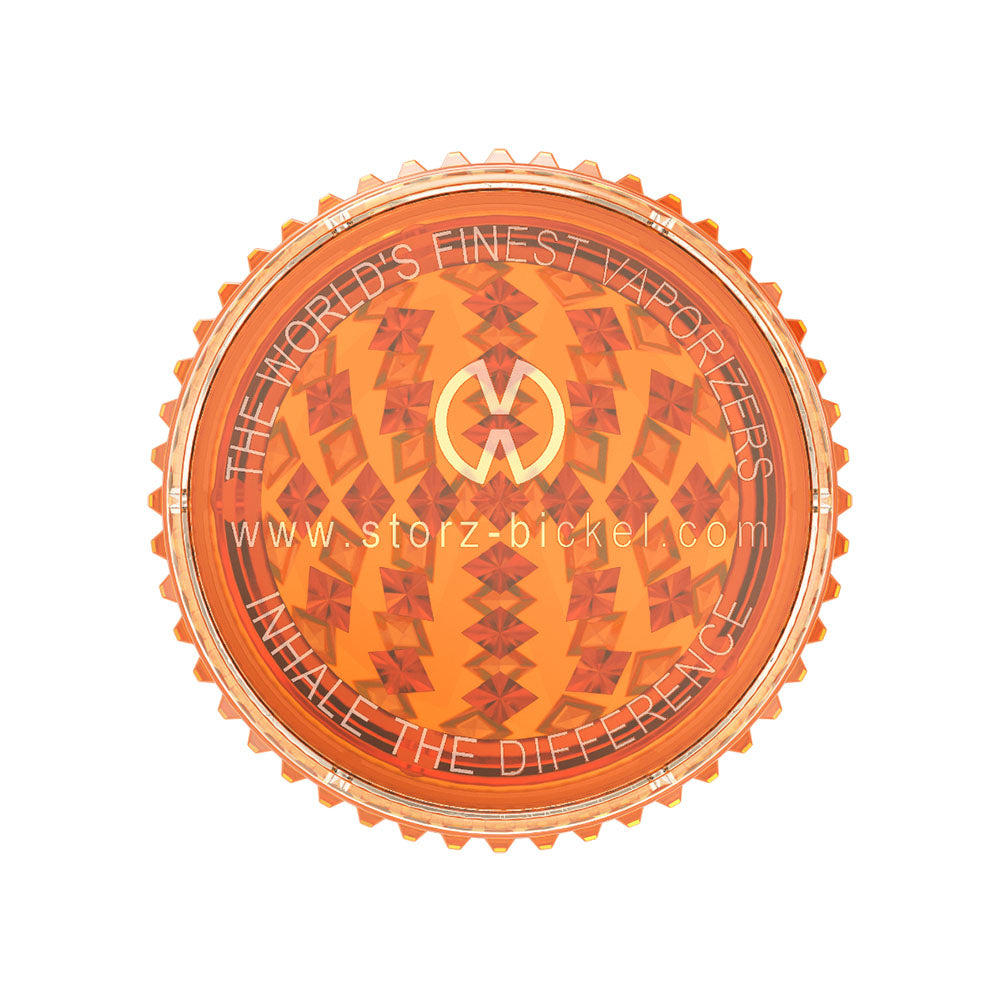 Storz & Bickel Herb Mill 2pc Grinder - Top View on White Background