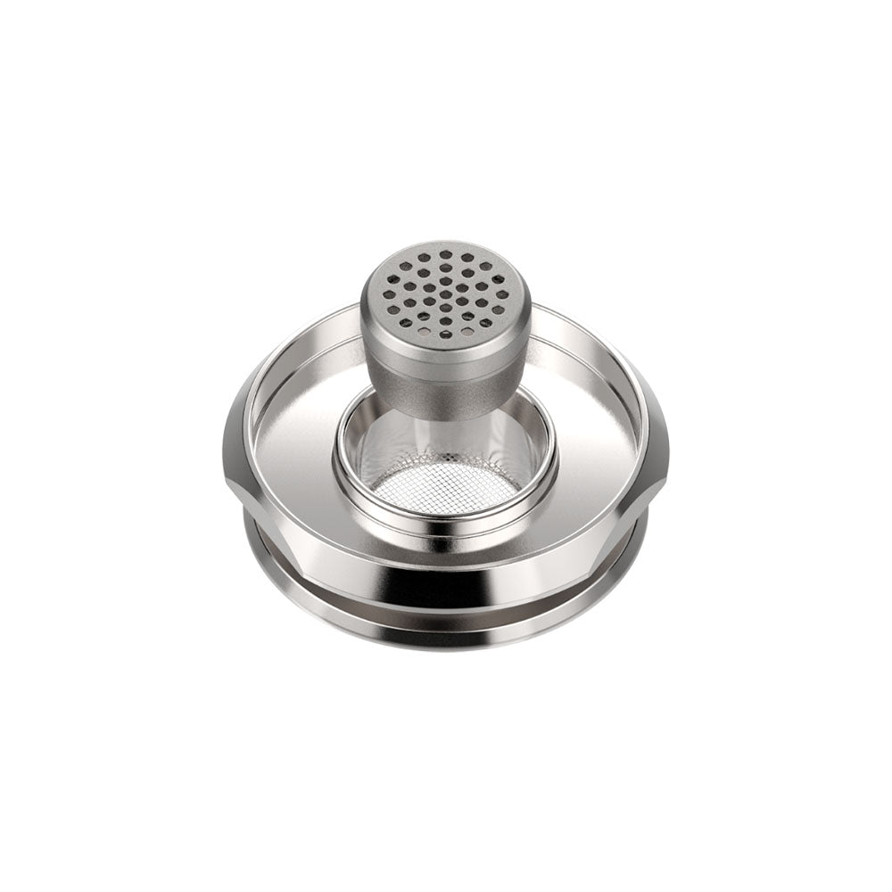 Storz & Bickel Plenty Dosing Capsule Adapter, top view on white background