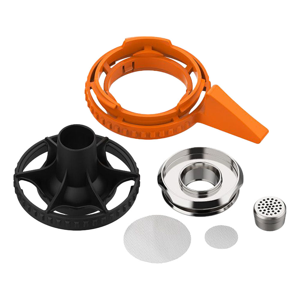 Storz & Bickel Plenty vaporizer dosing capsule chamber set on white background