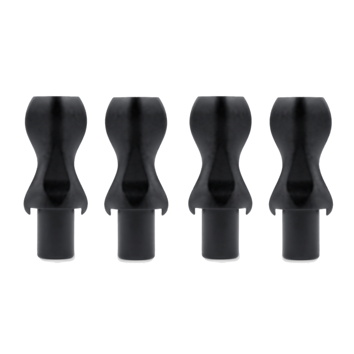 Storz & Bickel Plenty Mouthpiece Set, 4 Pack for Vaporizers, Front View on White Background