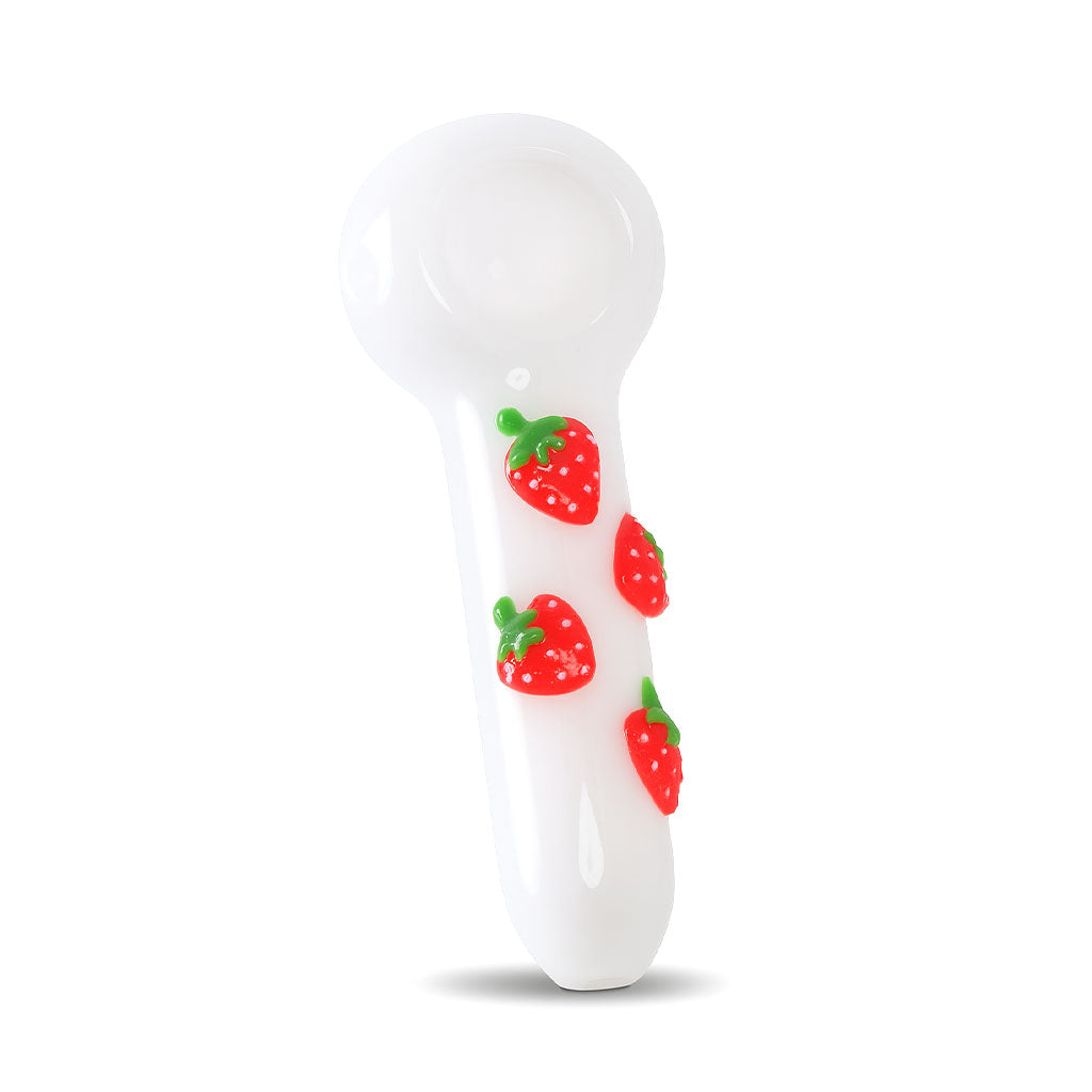 Strawberry Glass Spoon Pipe