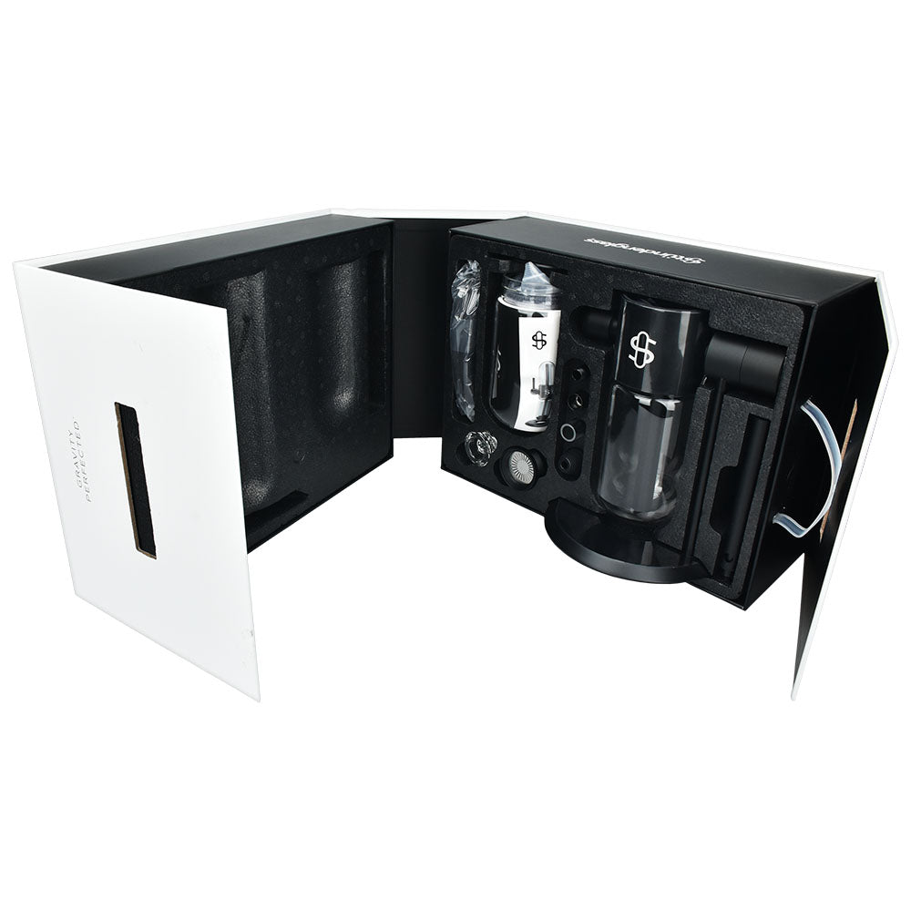 Stündenglass Gravity Infuser Water Pipe - 15" Black - Unboxed Set with Accessories