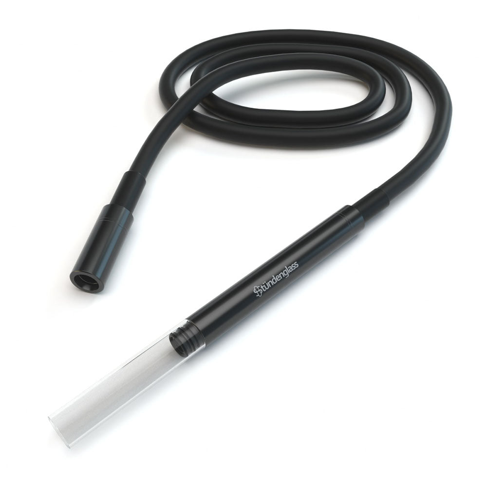 Stündenglass Gravity Infuser Hose - Black 1-Hose with Clear Mouthpiece